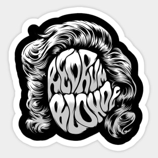 Redum Blonde Logo Sticker